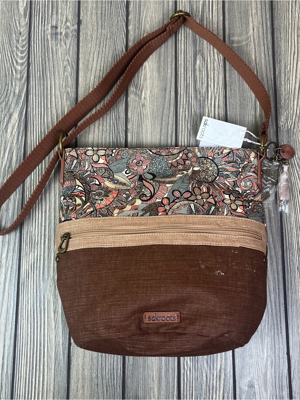NEW Sakroots Purse Brown Crossbody